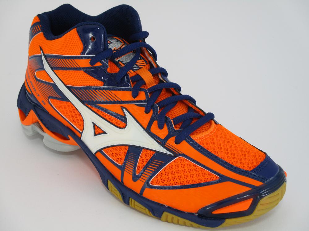 Mizuno men's volleyball shoe Wave Bolt 6 Mid V1GA176502 orange