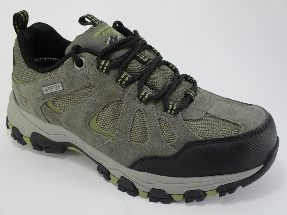 Skechers scarpa da outdoor da uomo Selmen Revand 66276 GRY grigio verde