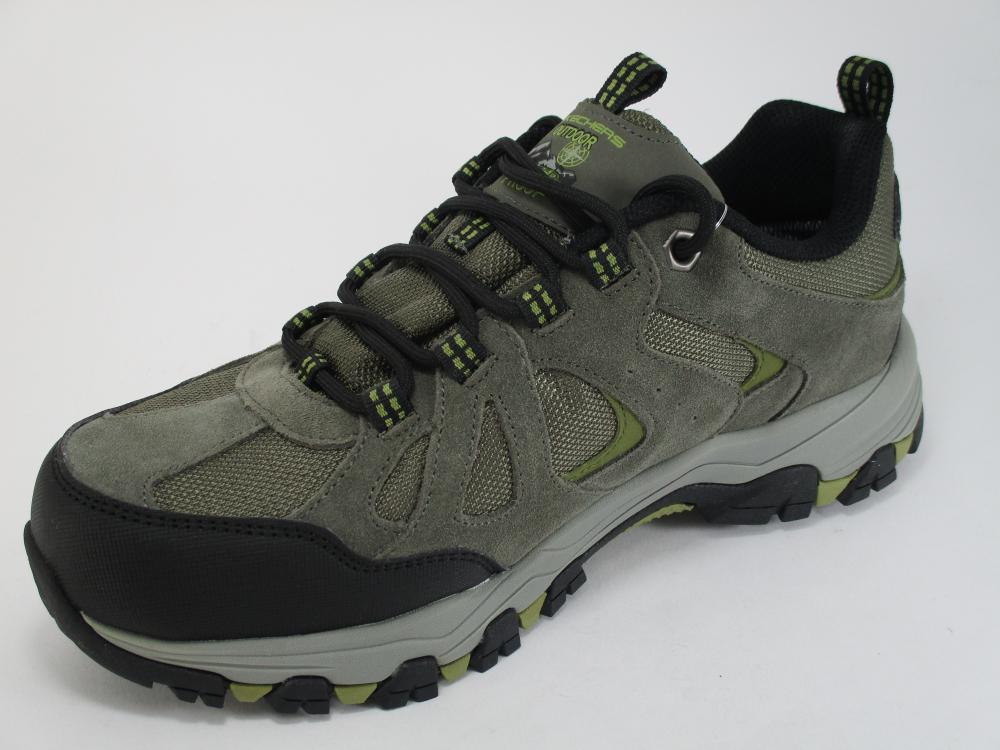 Skechers scarpa da outdoor da uomo Selmen Revand 66276 GRY grigio verde
