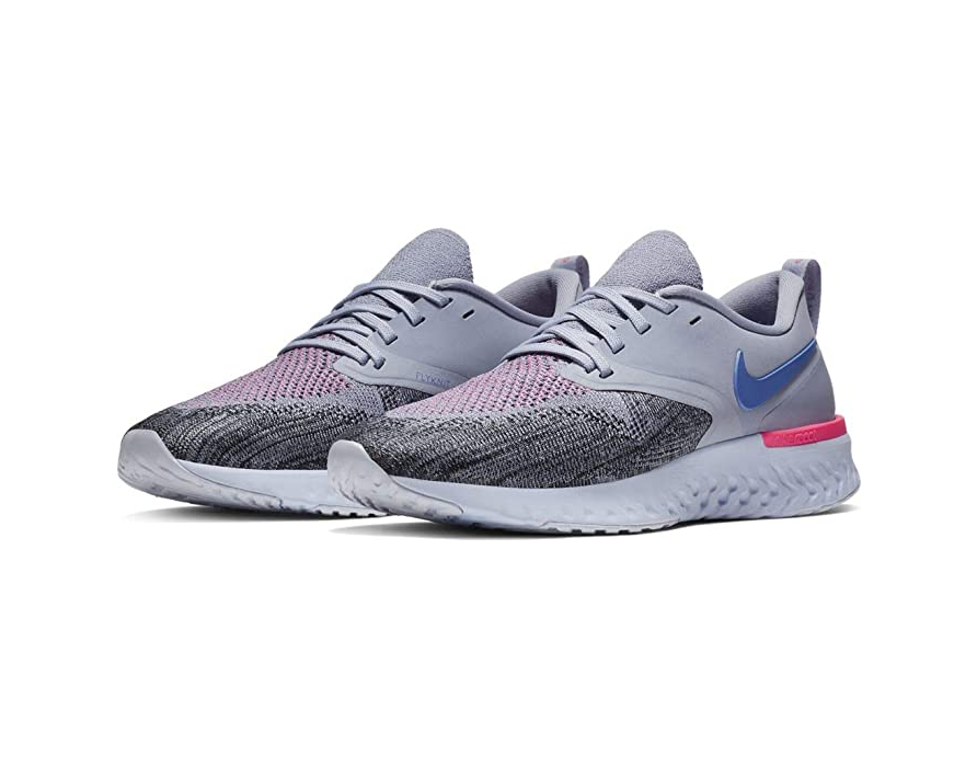 Nike gym shoe Odyssey React 2 Flyknt AH1016 500 grey-fuchsia