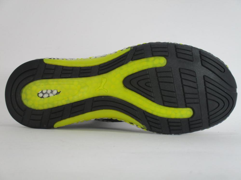 Puma Hybrid Runner men's sneakers shoe 191111 11 black white yellow