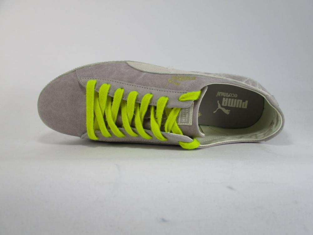 Puma scarpa sneakers da uomo in tela Glyde Canvas Washed Low 355505 02 bianco naturale beige