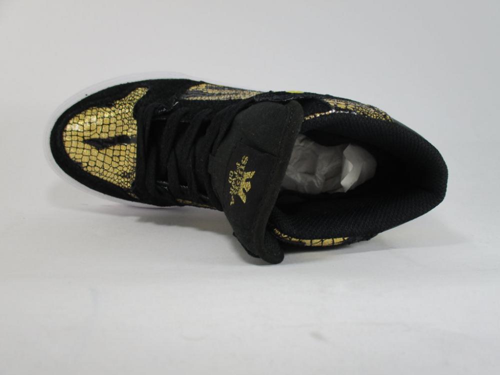 Supra scarpa sneakers da donna Vaider SW28030 nero-oro