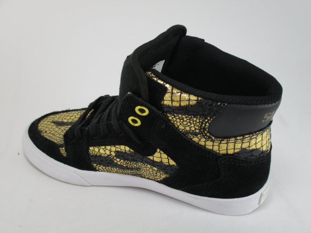 Supra scarpa sneakers da donna Vaider SW28030 nero-oro