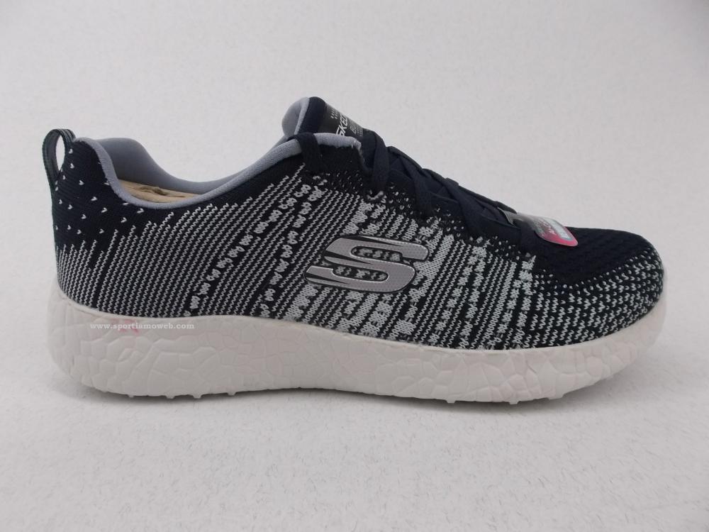 Skechers scarpa da ginnastica da donna Burst 12433/NVY blu