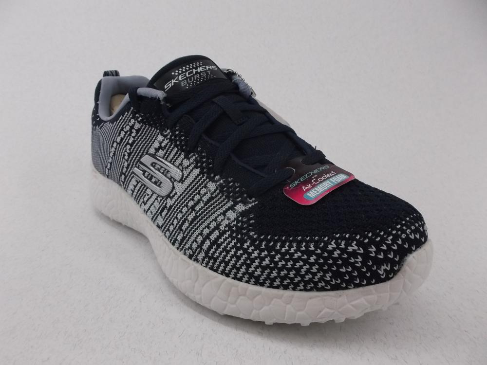 Skechers scarpa da ginnastica da donna Burst 12433/NVY blu