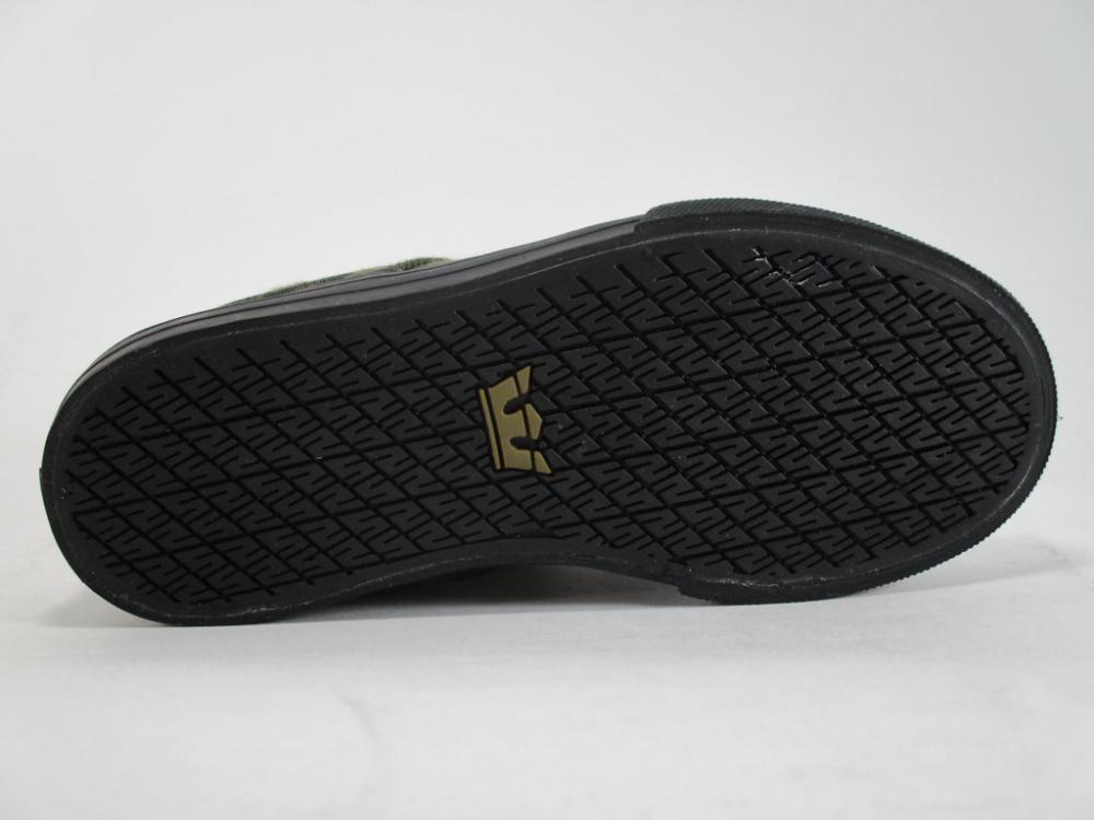 Supra scarpa sneakers da ragazzo con velcro Stacks Vulc II V 55672 331 verde militare