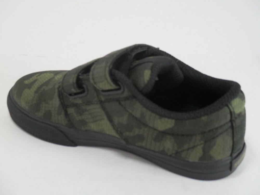 Supra scarpa sneakers da ragazzo con velcro Stacks Vulc II V 55672 331 verde militare