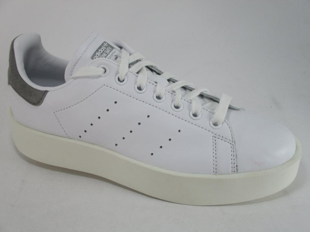 Adidas Originals women's sneakers shoe with wedge Stan Smith Bold W CQ2829 white-grey