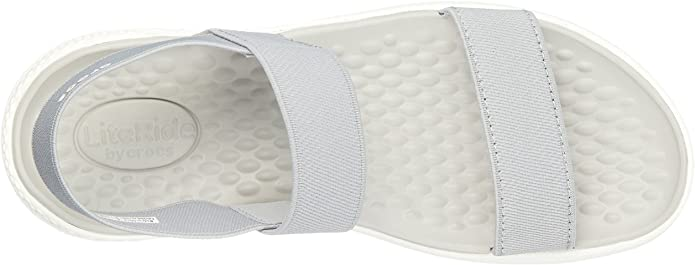 Crocs LiteRide women's welded slipper 205106-00J light grey