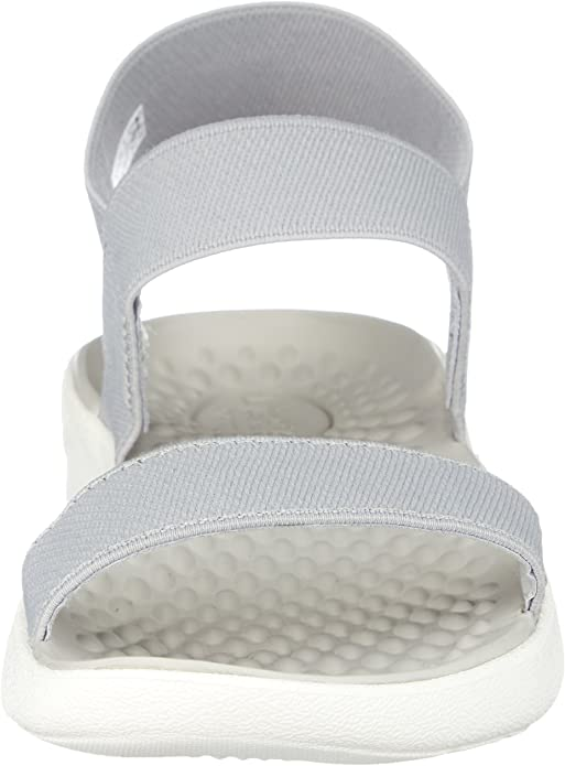 Crocs LiteRide women's welded slipper 205106-00J light grey