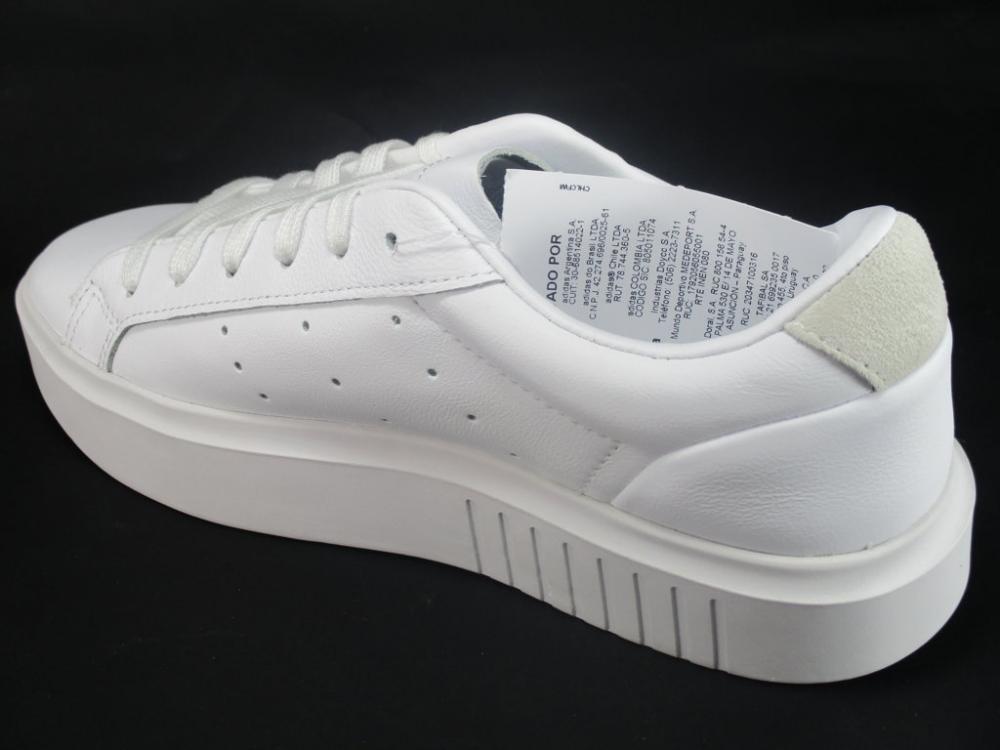 Adidas Originals women's sneakers shoe with wedge Sleek Super EF8858 white