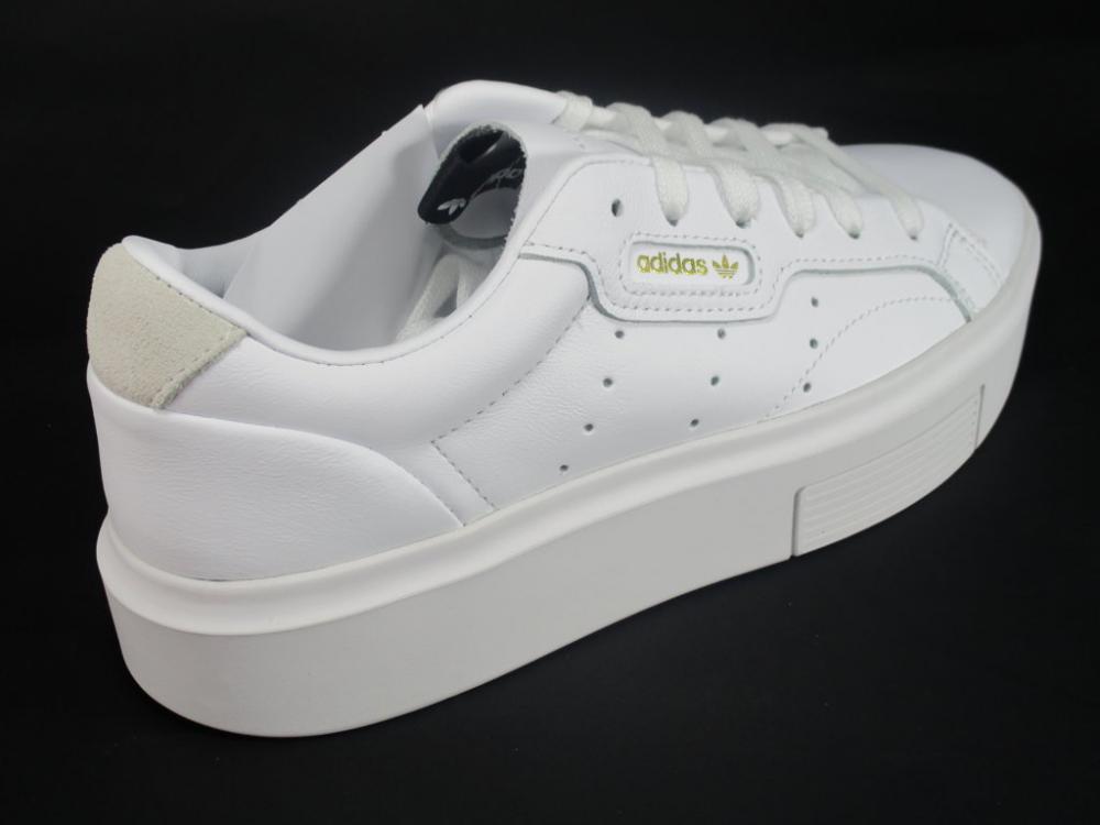 Adidas Originals women's sneakers shoe with wedge Sleek Super EF8858 white