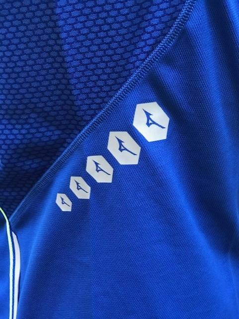 Mizuno maglietta manica corta da uomo Men Premium Tee U2EA7002 22 azzurro