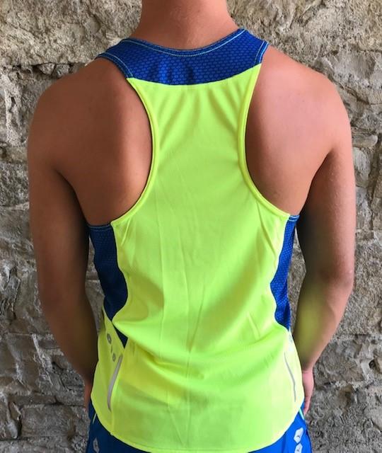 Mizuno Men Premium SINGLET U2EA7001 44 yellow fluo-royal