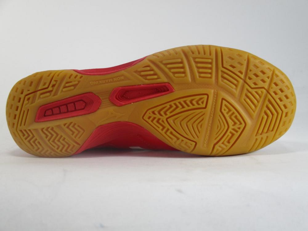 Mizuno Sala Premium men's indoor soccer shoe In red Q1GA155062