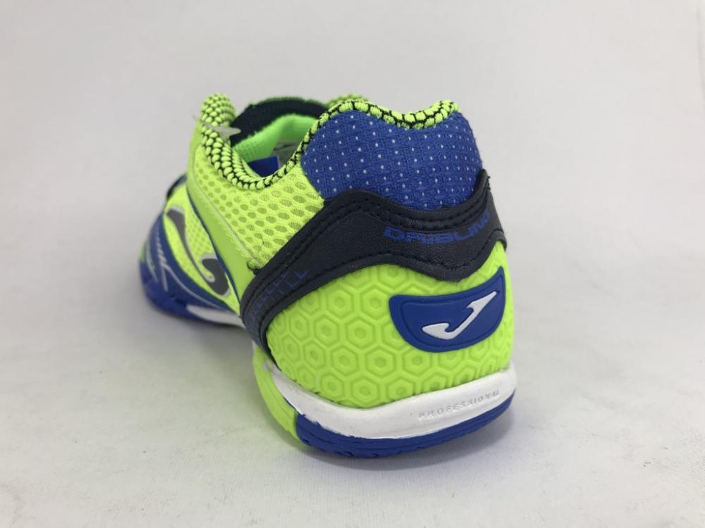 Joma men's indoor soccer shoe Dribling 836 DRIW.836.IN fluorescent green-blue