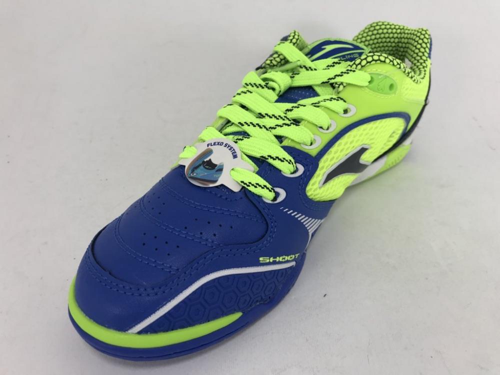 Joma men's indoor soccer shoe Dribling 836 DRIW.836.IN fluorescent green-blue