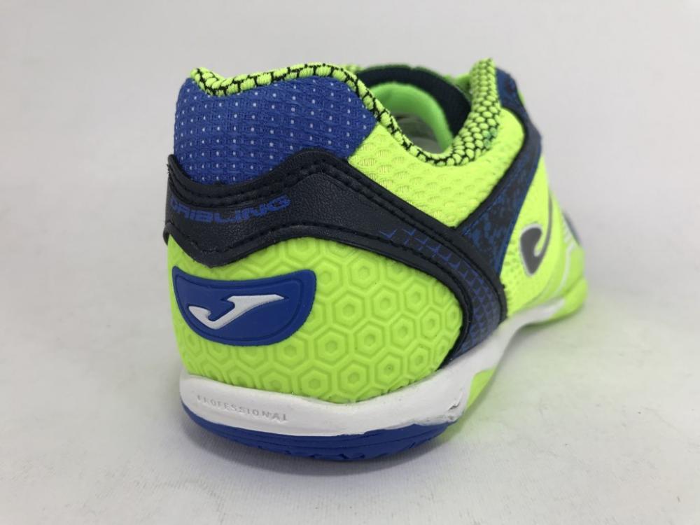 Joma men's indoor soccer shoe Dribling 836 DRIW.836.IN fluorescent green-blue