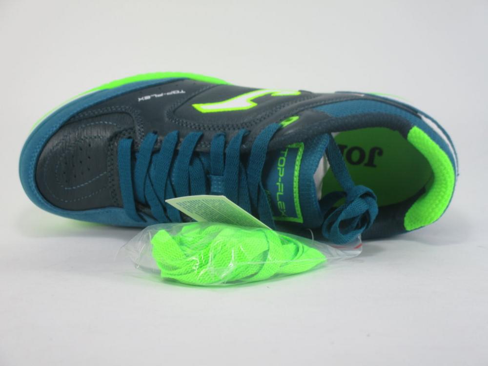 Joma adult indoor soccer shoe Top Flex 915 TOPW.915.IN green