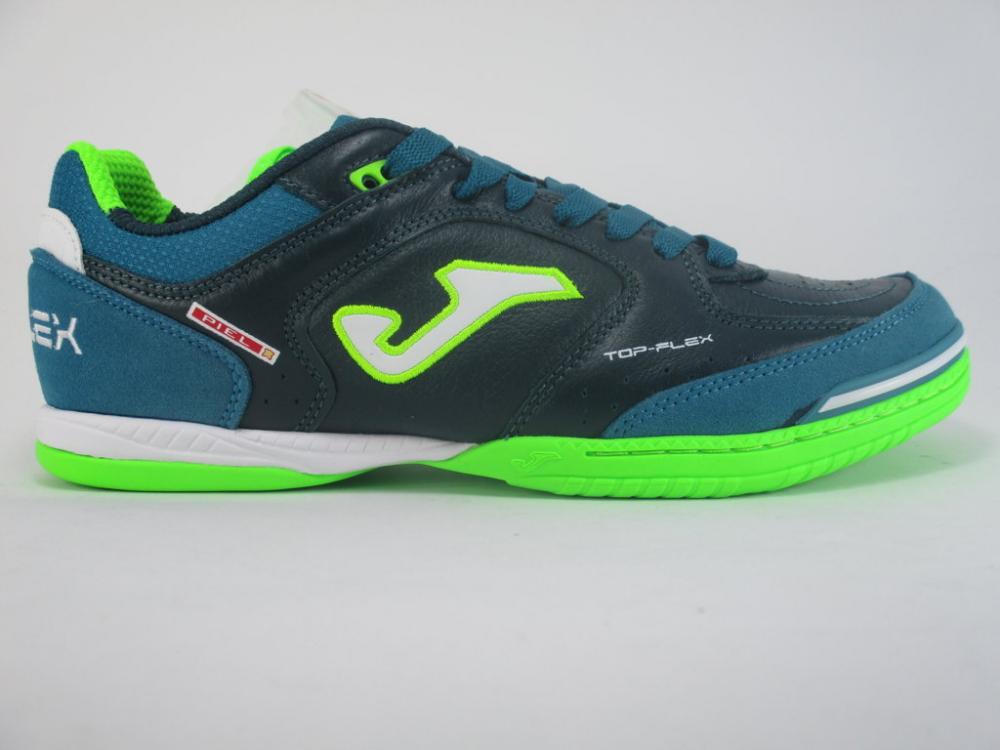 Joma adult indoor soccer shoe Top Flex 915 TOPW.915.IN green
