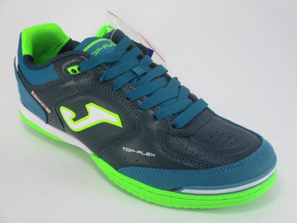 Joma adult indoor soccer shoe Top Flex 915 TOPW.915.IN green