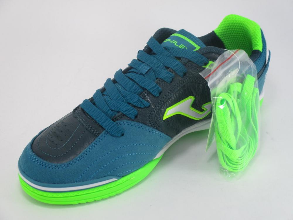 Joma adult indoor soccer shoe Top Flex 915 TOPW.915.IN green