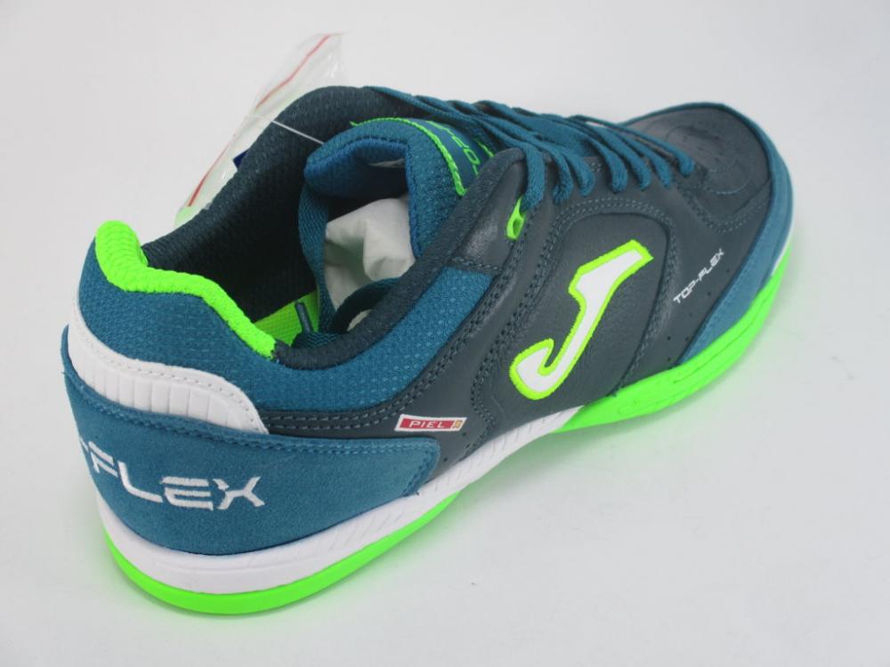 Joma adult indoor soccer shoe Top Flex 915 TOPW.915.IN green