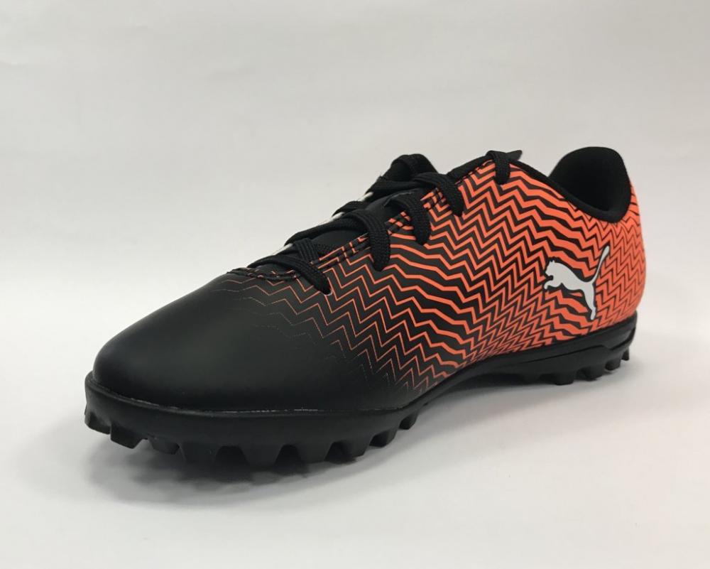 Puma scarpa da calcetto da bambino Rapido II TT Jr 106065 03 arancio-nero-bianco