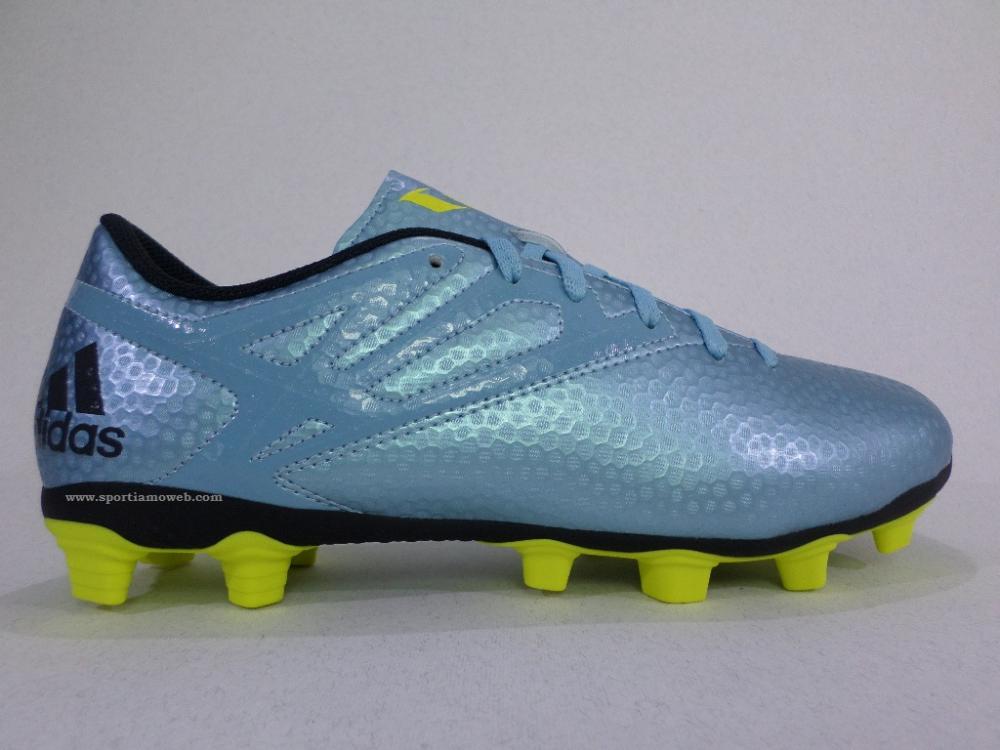 Adidas men's football boot Messi 15.4 FxG B23944 light blue
