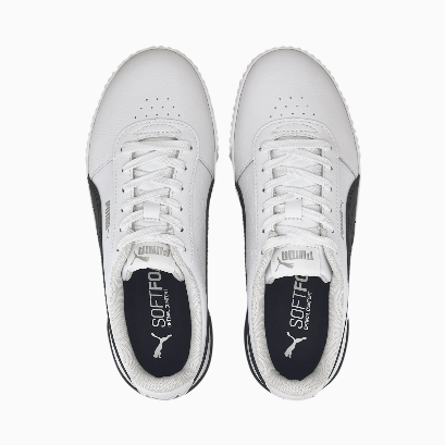 Puma women's sneakers shoe Carina L 370325 21 white black