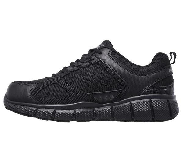 Skechers scarpa da uomo antinfortunistica Telfin Sanphet 77152EC/BLK black