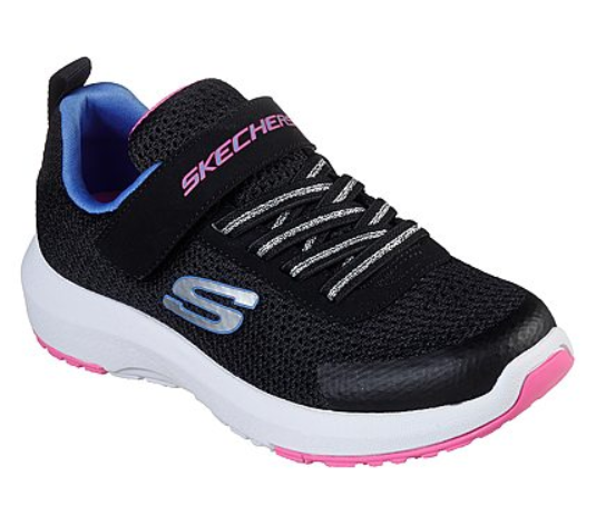 Skechers sneakers da bambina e ragazza DYNAMIC TREAD HOP N' HIKE 81365L/BKMT nero