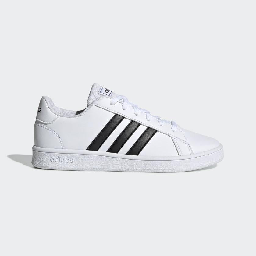Adidas Grand Court K EF0103 white black