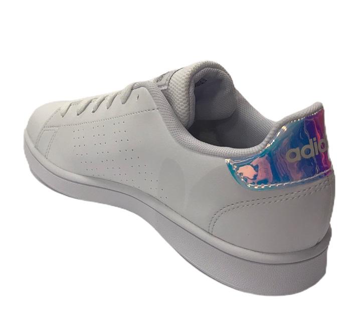 Adidas Advantage K FY4624 white girls' sneakers