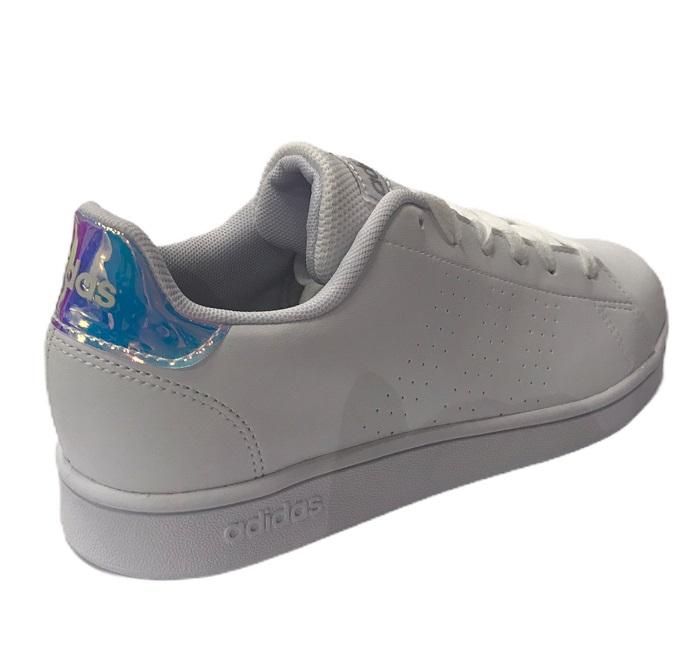 Adidas Advantage K FY4624 white girls' sneakers