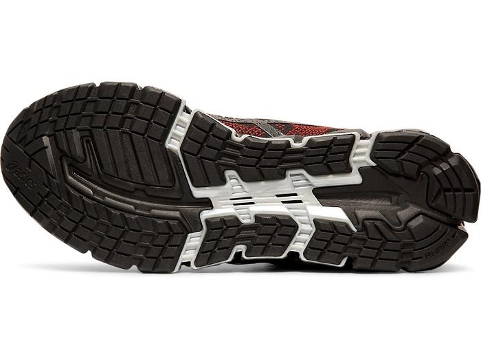 Asics scarpa sneakers da uomo Gel-Quantum 360 5 JCQ 1021A153-001 nero-rosso