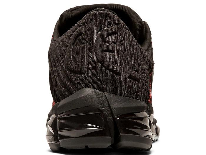 Asics scarpa sneakers da uomo Gel-Quantum 360 5 JCQ 1021A153-001 nero-rosso