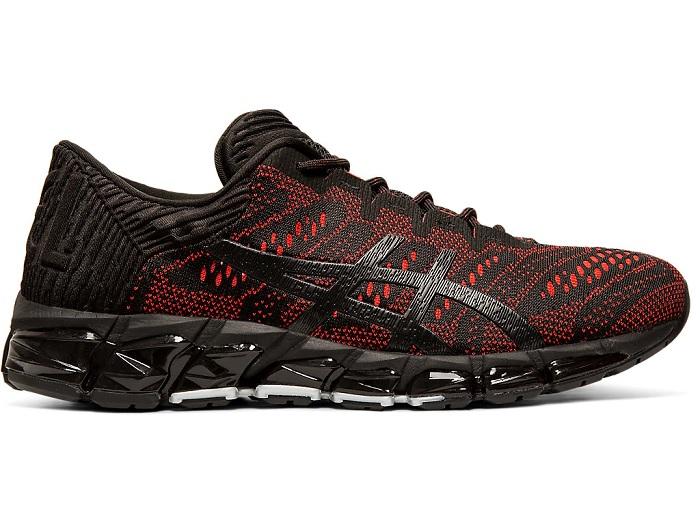 Asics scarpa sneakers da uomo Gel-Quantum 360 5 JCQ 1021A153-001 nero-rosso
