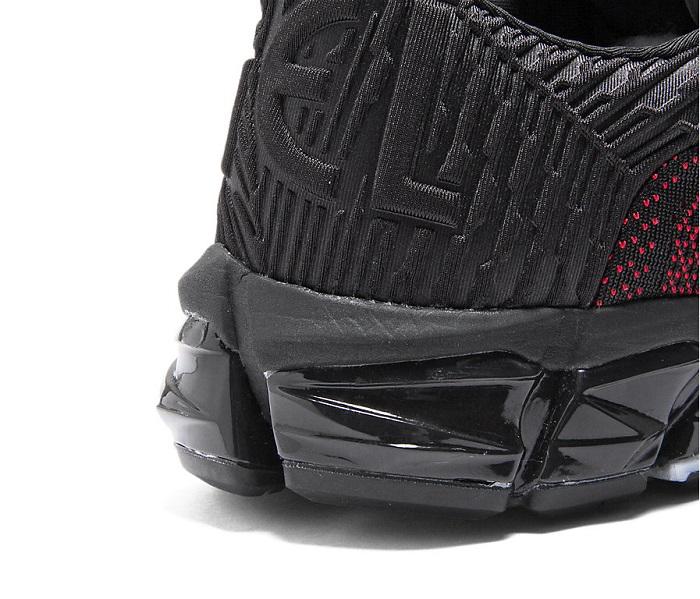 Asics scarpa sneakers da uomo Gel-Quantum 360 5 JCQ 1021A153-001 nero-rosso