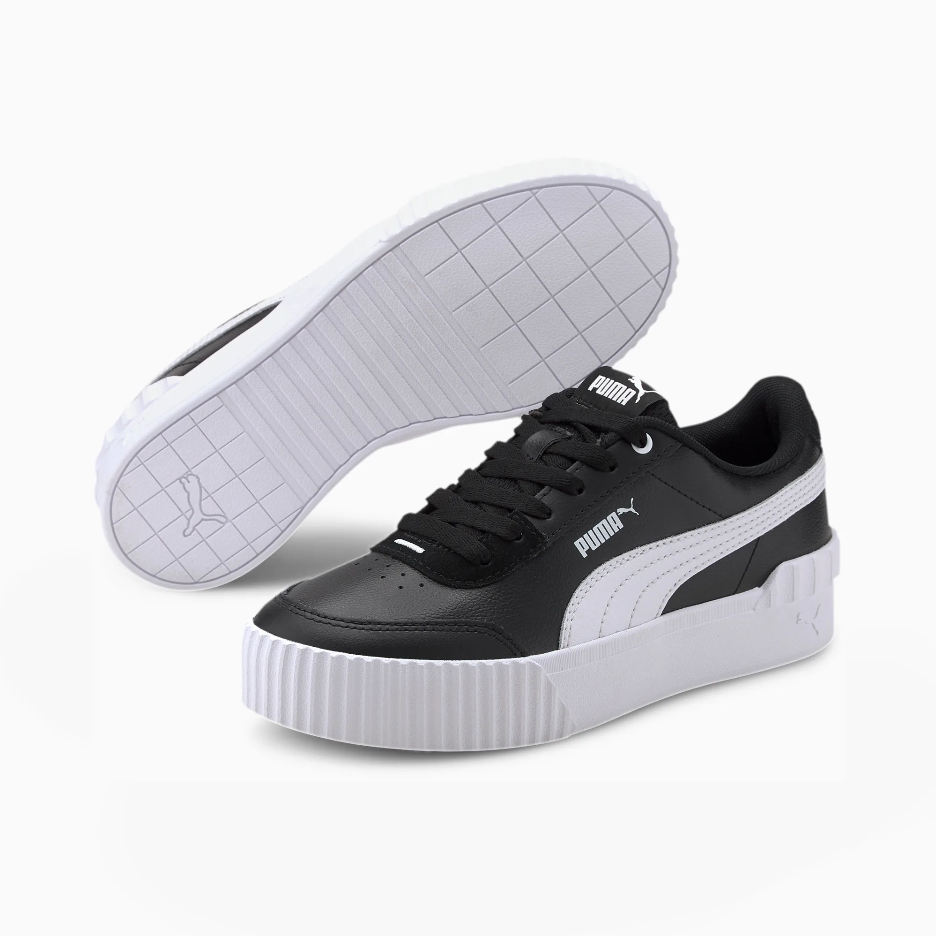 Puma scarpa sneakers da donna Carina Lift 373031 06 nero bianco