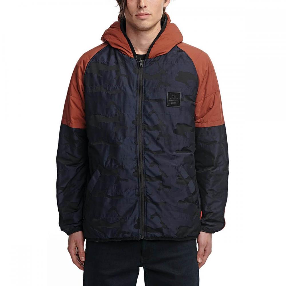 Globe giubbotto reversibile da uomo in Polartec GB02037000 nero coccio