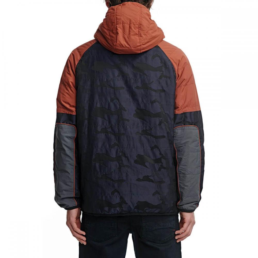 Globe giubbotto reversibile da uomo in Polartec GB02037000 nero coccio