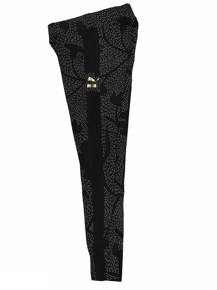 Puma leggings da donna Classics AOP MR Legging 597734 61 nero