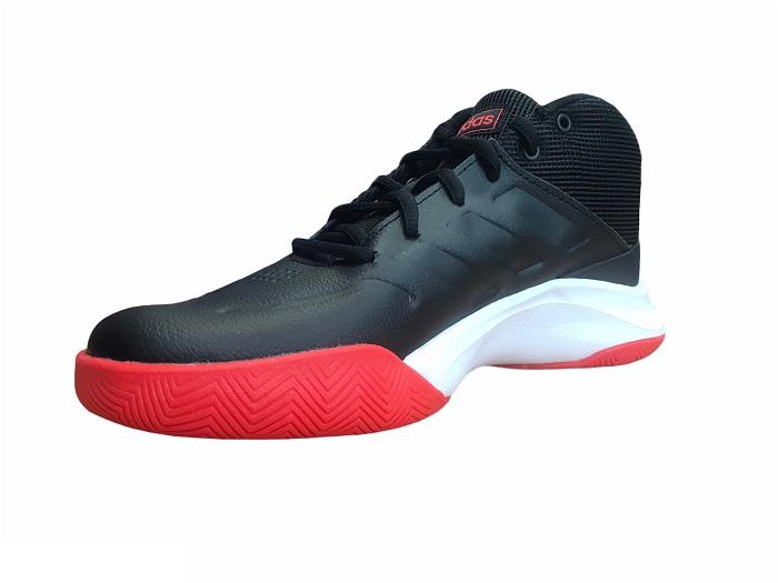Adidas Ownthegame K Wide EF0309 black red boys basketball shoe