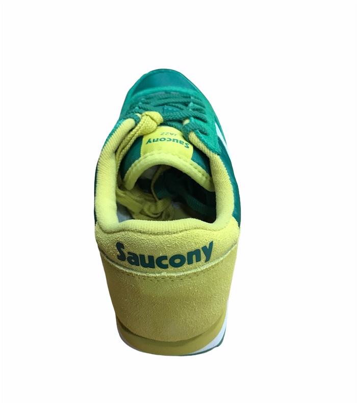 Saucony Original Jazz boy's sneakers shoe SK260998 green-yellow
