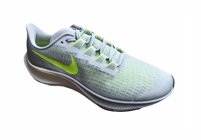 Nike Air Zoom Pegasus 37 running shoe BQ9646 003 gray fog-volt smoke gray sail