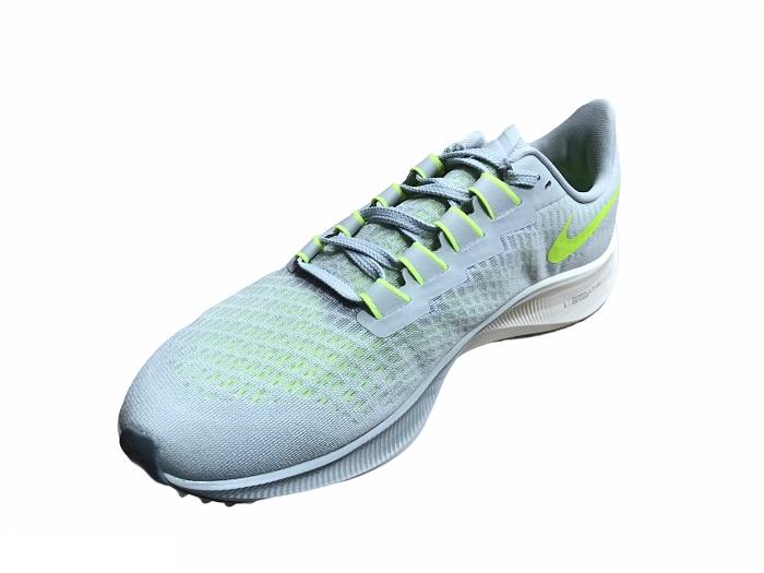 Nike Air Zoom Pegasus 37 running shoe BQ9646 003 gray fog-volt smoke gray sail