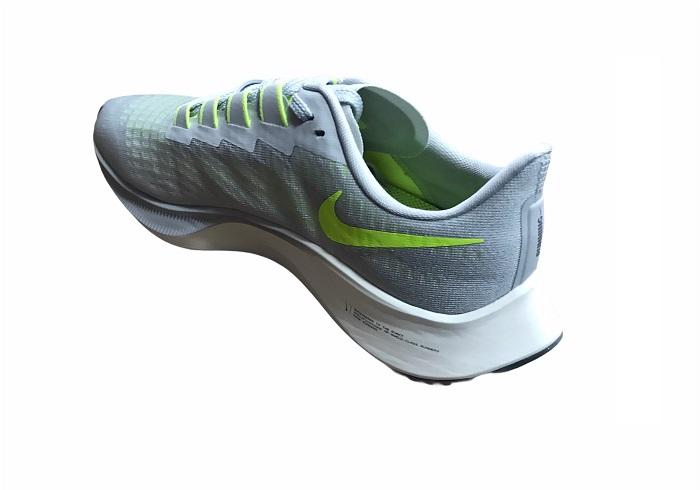 Nike Air Zoom Pegasus 37 running shoe BQ9646 003 gray fog-volt smoke gray sail