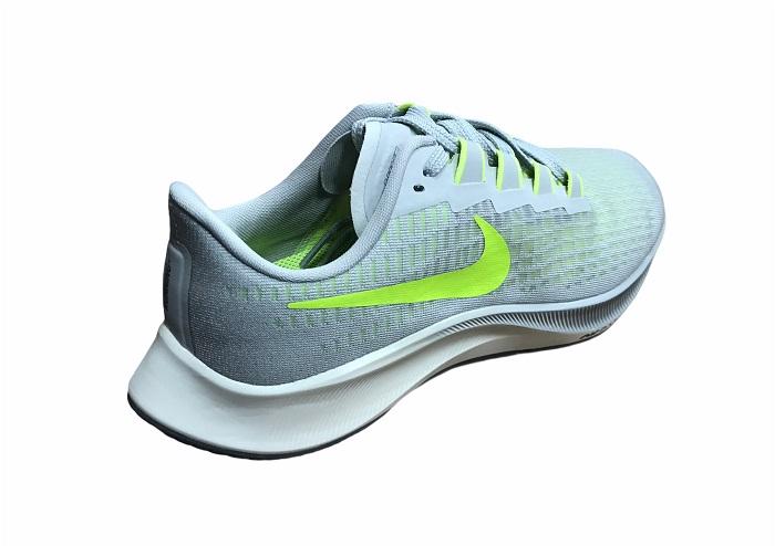 Nike Air Zoom Pegasus 37 running shoe BQ9646 003 gray fog-volt smoke gray sail